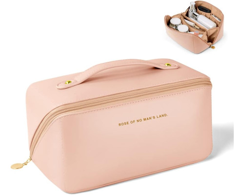 Дорожня косметичка Aucuu Premium PU (рожевий)