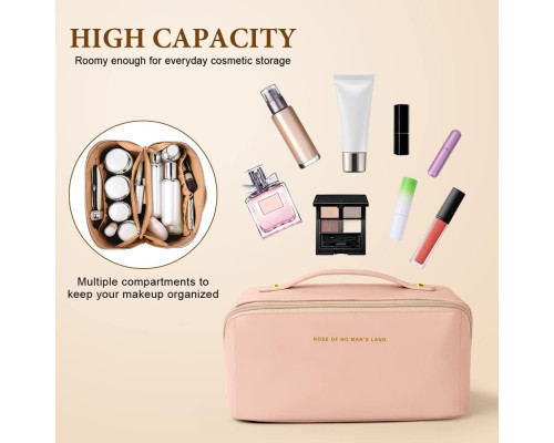 Дорожня косметичка Aucuu Premium PU (рожевий)