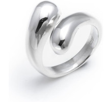 Срібна каблучка у формі краплі 925 проби Silverly, розмiр L 1/2