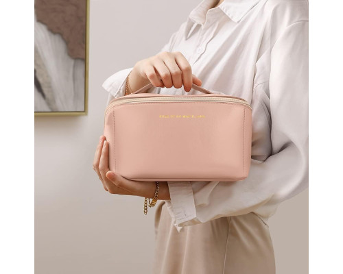 Дорожня косметичка Aucuu Premium PU (рожевий)