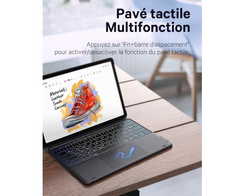 Чохол-клавіатура Earto для планшетів Samsung Galaxy Tab S9 Plus 12.4