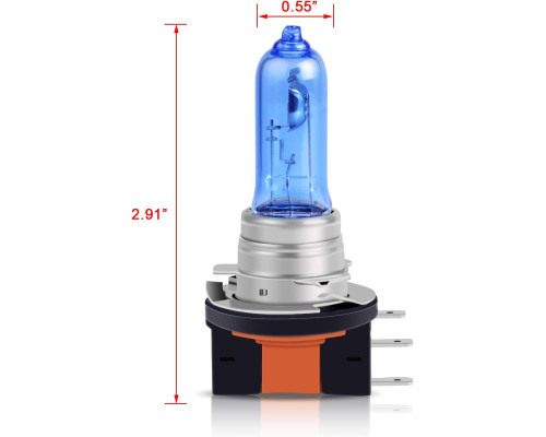 Галогенні лампи H15-12V 15/55W DZG