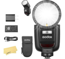 Фотоспалах Godox V1 Pro C з круглою головкою для камер Canon Speedlite