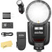 Фотоспалах Godox V1 Pro C з круглою головкою для камер Canon Speedlite