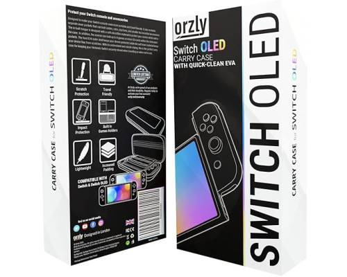 Чохол для консолі Nintendo Switch OLED з аксесуарами та відсіком для зберігання ігор