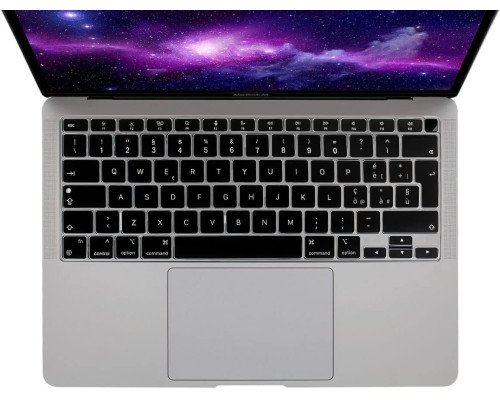 Ультратонка силіконова захисна плівка QWERTY для Apple MacBook Air 13 дюймів (чіп M1 2020-2022 рр.)