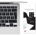 Ультратонка силіконова захисна плівка QWERTY для Apple MacBook Air 13 дюймів (чіп M1 2020-2022 рр.)