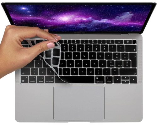 Ультратонка силіконова захисна плівка QWERTY для Apple MacBook Air 13 дюймів (чіп M1 2020-2022 рр.)