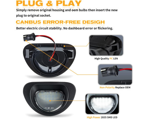 Світлодіодне підсвічування номерного знаку OZ-LAMPE 2835 SMD (комплект 2 шт)