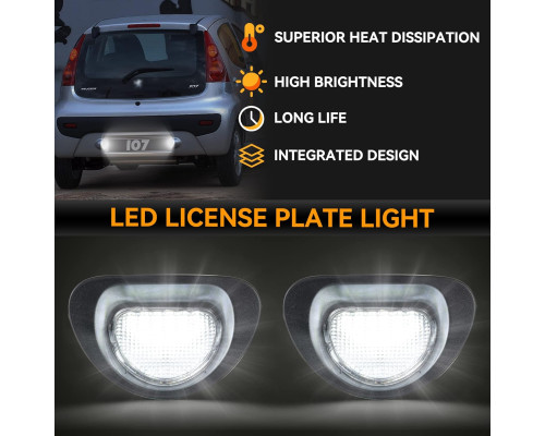 Світлодіодне підсвічування номерного знаку OZ-LAMPE 2835 SMD (комплект 2 шт)