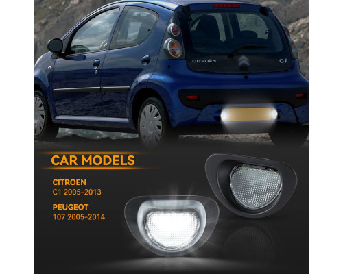 Світлодіодне підсвічування номерного знаку OZ-LAMPE 2835 SMD (комплект 2 шт)