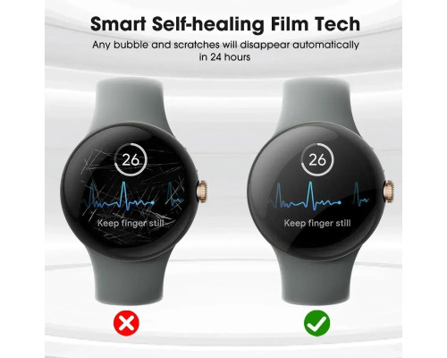 5 захисних плівок із ТПУ для Google Pixel Watch 3 (45 мм)