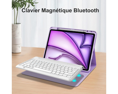 Клавіатура JADEMALL AZERTY із французькою розкладкою для iPad Air 13 дюймів
