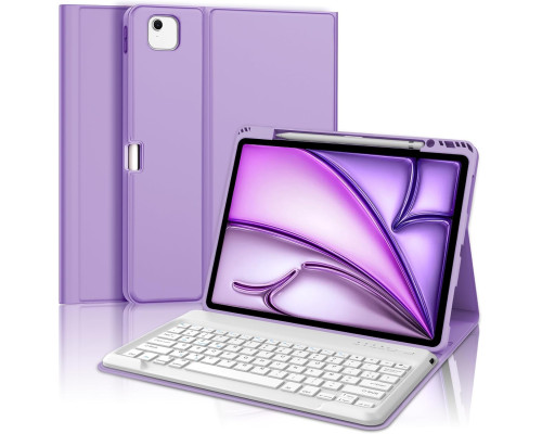 Клавіатура JADEMALL AZERTY із французькою розкладкою для iPad Air 13 дюймів