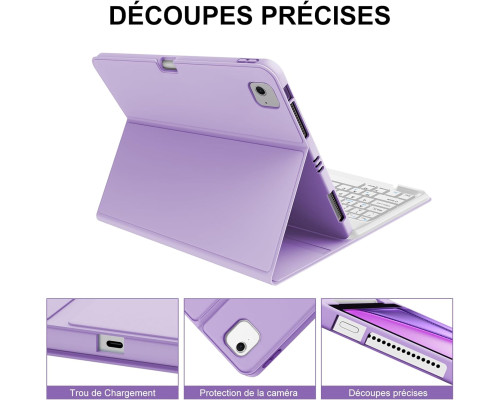 Клавіатура JADEMALL AZERTY із французькою розкладкою для iPad Air 13 дюймів
