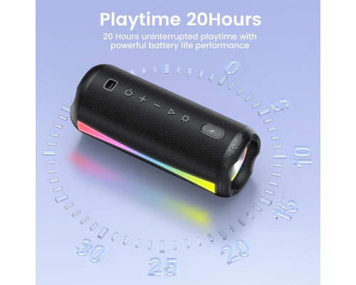 Портативна Bluetooth-колонка з RGB-підсвічуванням