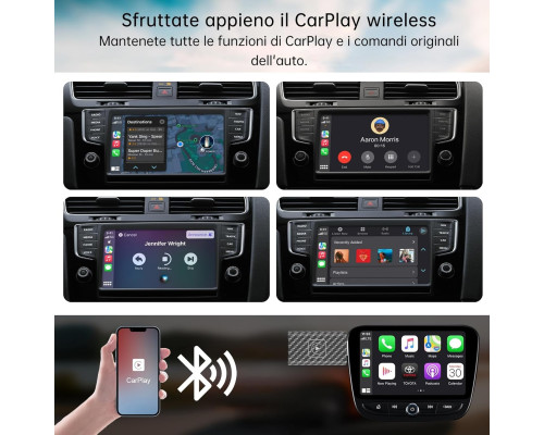 Бездротовий адаптер Astrobrights CarPlay для iOS для автомобіля
