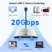 Комутатор 20 Гбіт/с USB C для спільного використання моніторів