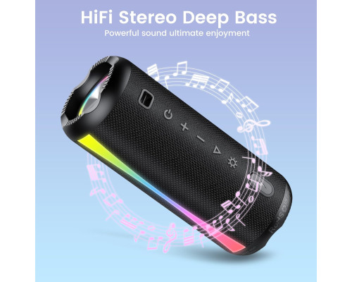 Портативна Bluetooth-колонка з RGB-підсвічуванням