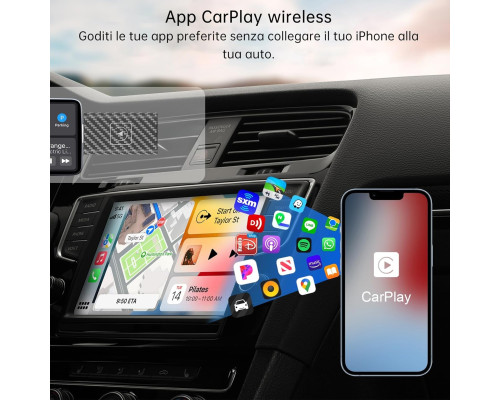 Бездротовий адаптер Astrobrights CarPlay для iOS для автомобіля