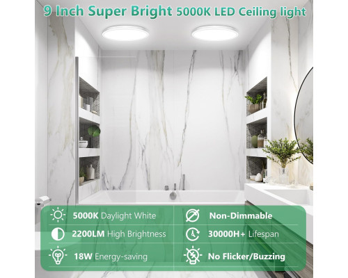 Комплект із 2 світлодіодних стельових світильників Brightever