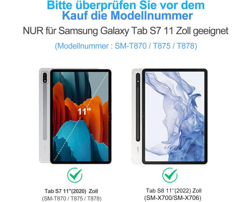 Чохол-клавіатура для Samsung Galaxy Tab S8 2022/S7 2020 11