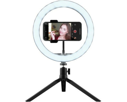 Штатив зі світлодіодним кільцем Trust Maku Ring Light