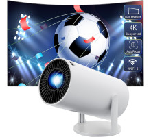 Міні-проектор з Bluetooth, підтримка 4K 1080P