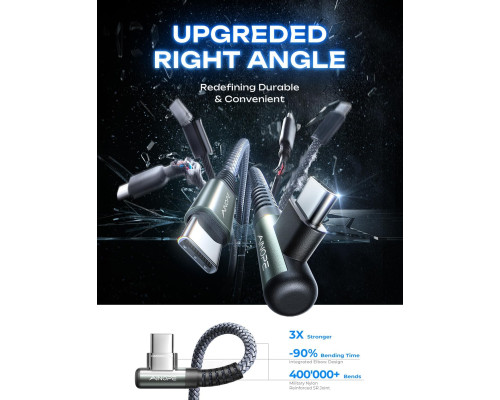 Кабель AINOPE USB C - USB C 60 Вт (комплект 2 шт)