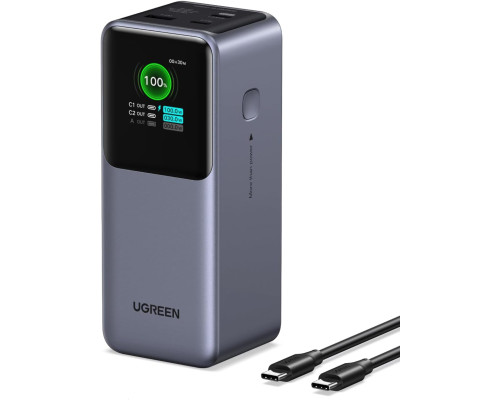 Портативний акумулятор UGREEN 20000 мАг 130 Вт