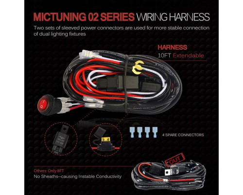 Комплект проводів для світлодіодної панелі MICTUNING