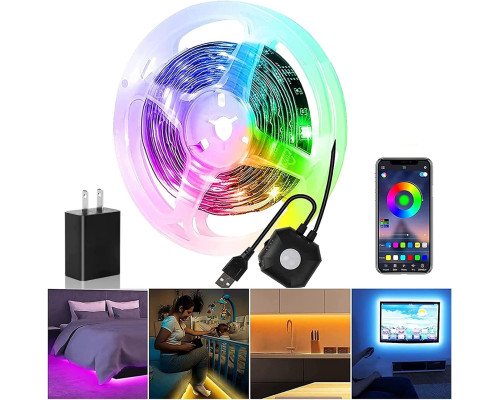 Світлодіодна стрічка RGB з датчиком руху Meiyue