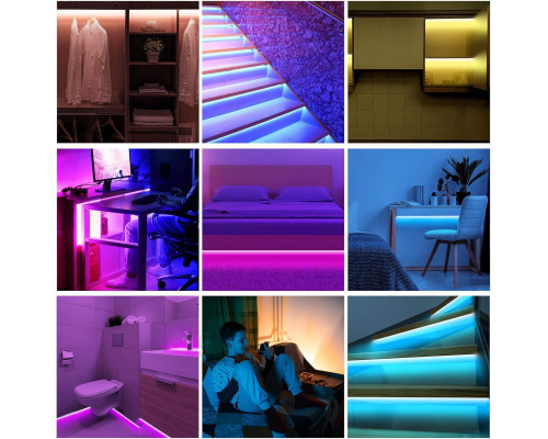 Світлодіодна стрічка RGB з датчиком руху Meiyue