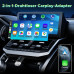 Бездротовий адаптер CarPlay 2 в 1 для Apple Carplay та Android Auto