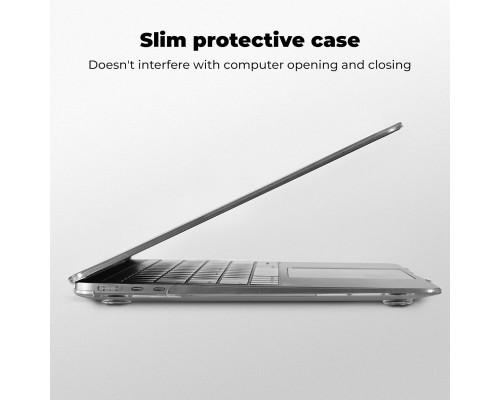 Чохол EooCoo для MacBook Air 13,6 дюймів M4, M3, M2 із сенсорним ідентифікатором