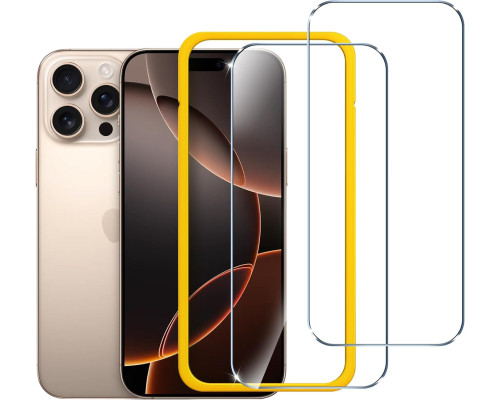 Комплект із 2 захисних плівок для iPhone 16 Pro