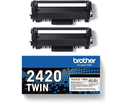 Набір з 2 оигінальних тонер-картриджів Brother TN2420TWIN