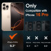 Комплект із 2 захисних плівок для iPhone 16 Pro