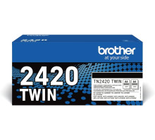 Набір з 2 оигінальних тонер-картриджів Brother TN2420TWIN