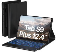 Чохол-клавіатура Doohoeek з тачпадом для Samsung Galaxy Tab S9+/S9 Plus