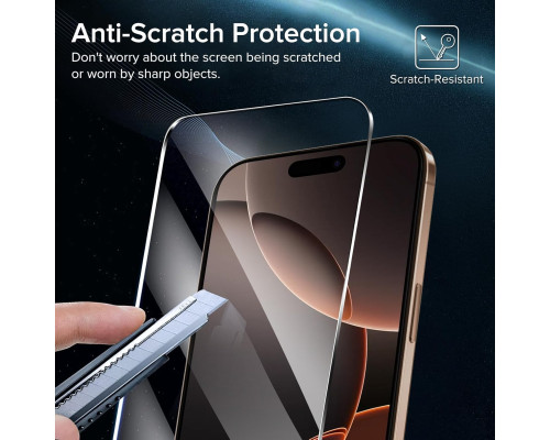 Комплект із 2 захисних плівок для iPhone 16 Pro