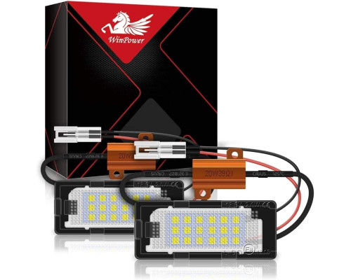 Світлодіодне підсвічування номерного знака WinPower 18 SMD (Комплект 2шт)