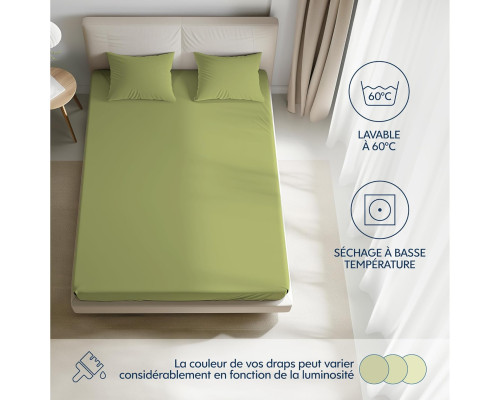 Простирадло Dreamzie 120 x 200 см зі 100% бавовни