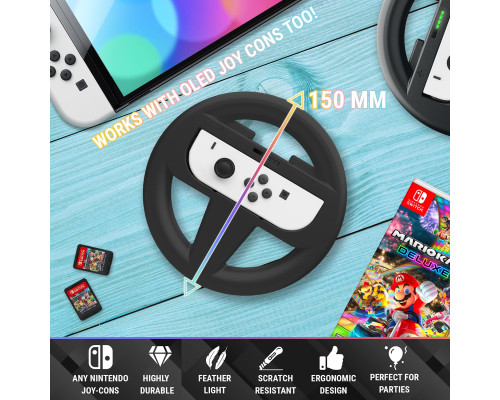 Ігрове кермо для Nintendo Switch та OLED-консолей JoyCons