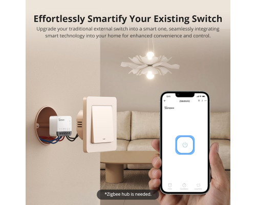 Вимикач світла SONOFF ZigBee Mini Smart Switch