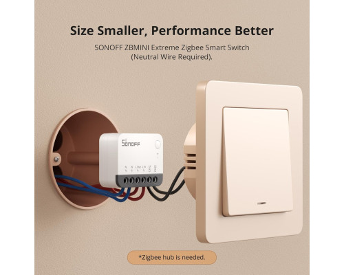 Вимикач світла SONOFF ZigBee Mini Smart Switch