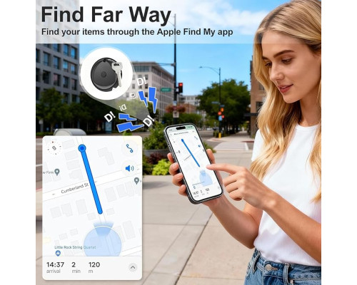 Bluetooth брелок-трекер Raykit для iOS з чохлом та брелоком для ключів