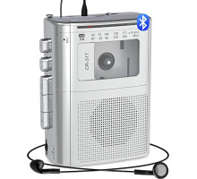 Портативний касетний магнітофон Gracioso з Bluetooth/AM/FM