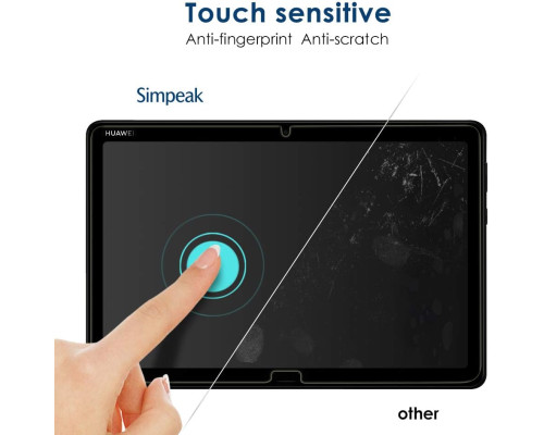 Комплект з 2 захисних плівок із загартованого скла Huawei Mediapad M5 Lite