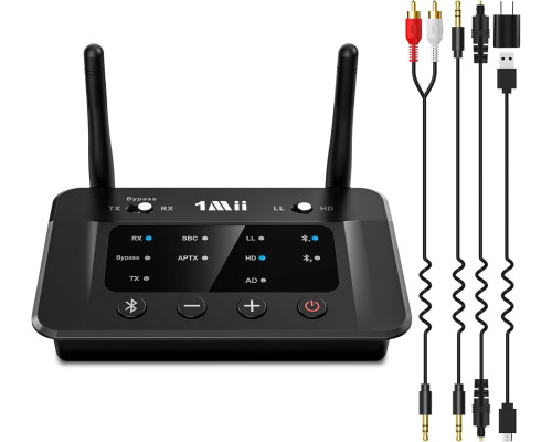 Передавач-приймач 1Mii B03 Bluetooth 5.3 для домашньої стереосистеми